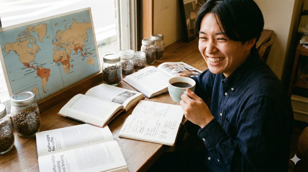 コーヒーについて学ぶことでよりコーヒーが好きになる