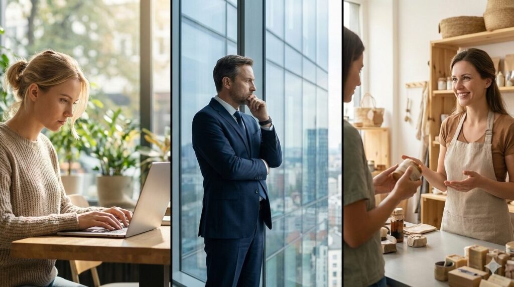 ブログ、オフィス、店舗。場所は違っても、私たちが届けるのは常に誰かの悩みを解決する『ベネフィット』です。