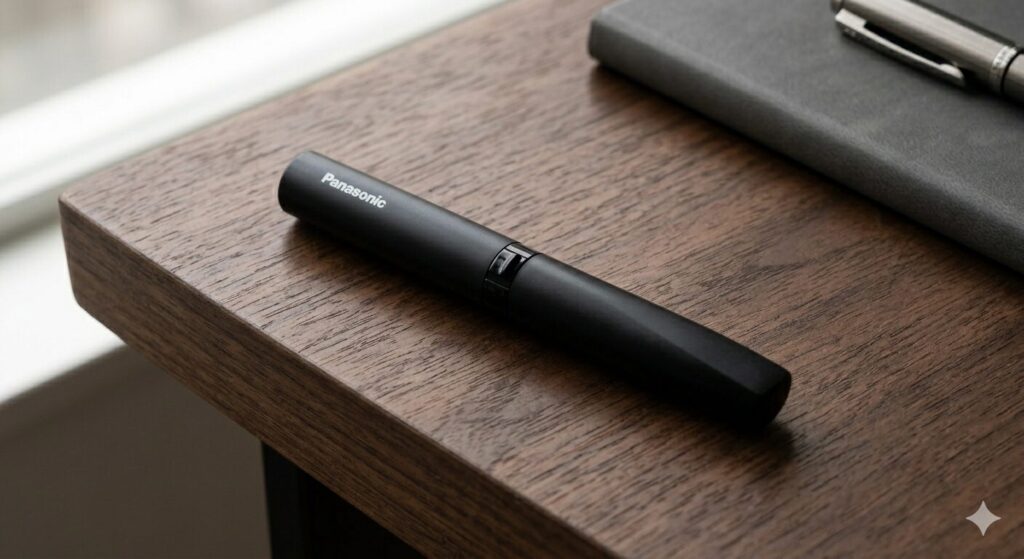 パナソニックのエチケットカッターER-GN22-K。スタイリッシュな黒のデザインと選んだ理由。